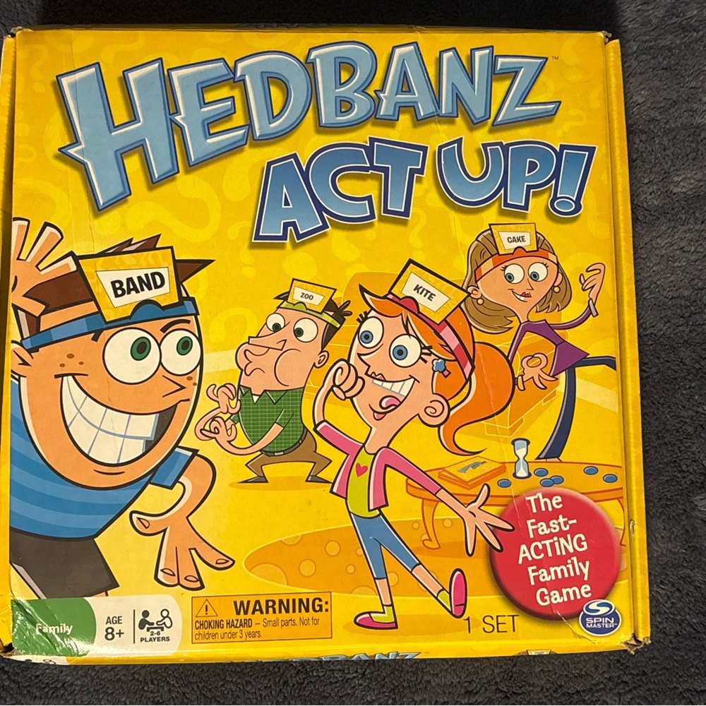 HEDBANZ ACT UP GAME  Family Game (Spin Master)